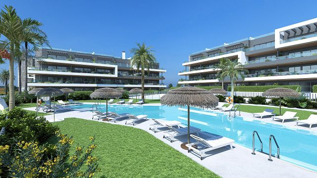 Nieuw project van moderne nieuwbouwappartementen met een luxueuze uitstraling pal naast de bekende zoutmeren ¨salinas¨van Torrevieja. - DroomHuisSpanje